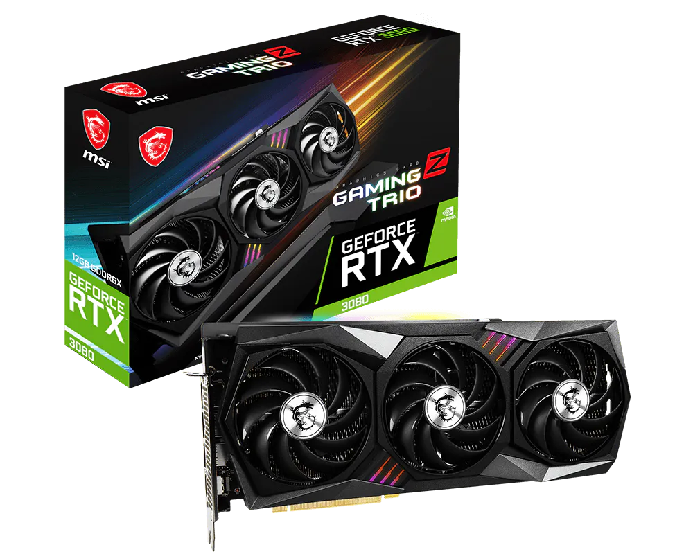 MSI GeForce RTX 3080 GAMING Z TRIO 12G LHR